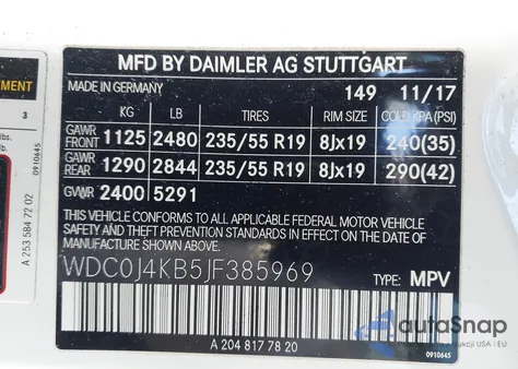 2018 Mercedes-Benz Glc 300 Coupe 4Matic z USA, uszkodzony, nr VIN WDC0J4KB5JF385969